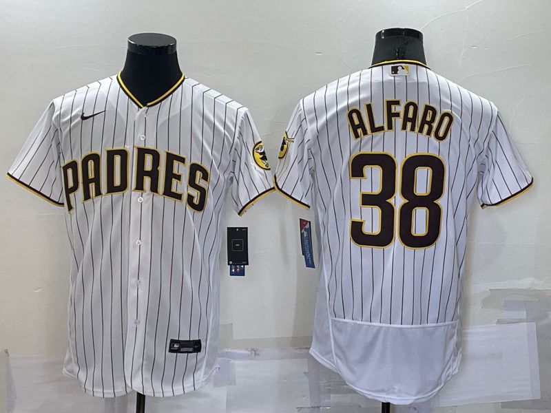 Men San Diego Padres #38 Alfaro White Elite Nike 2022 MLB Jersey->san diego padres->MLB Jersey